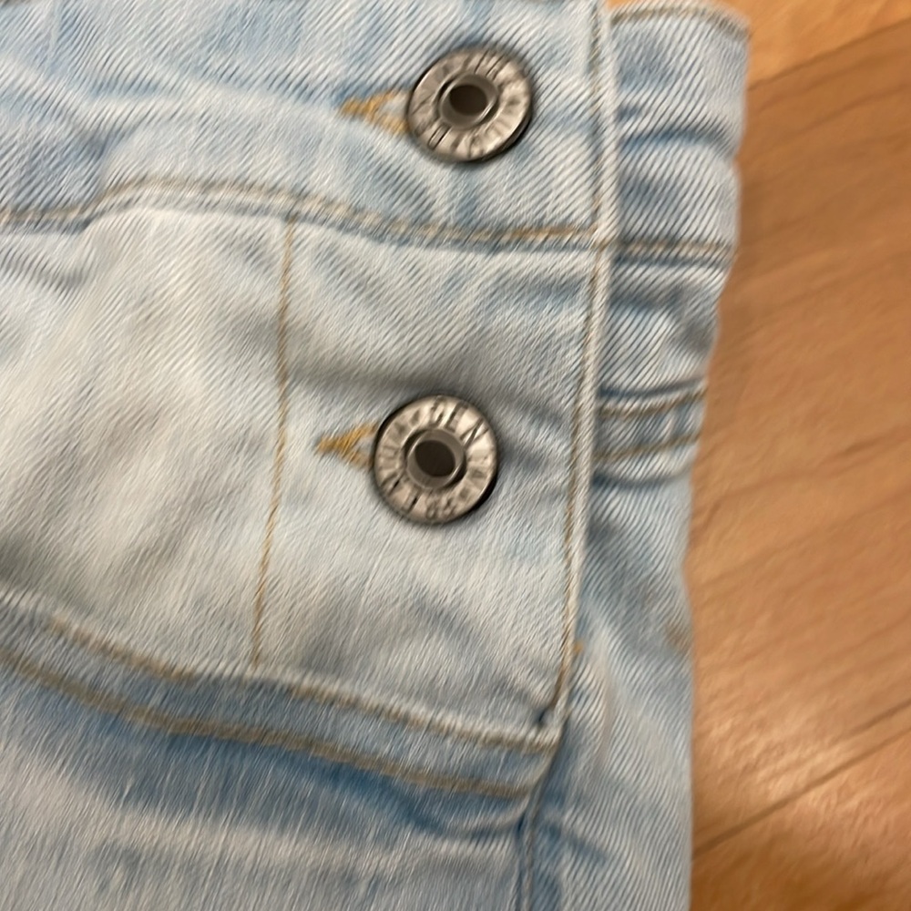 Hand distressed own design Patchwork Distressed DENIM Jean Overalls - Picture 4 of 7